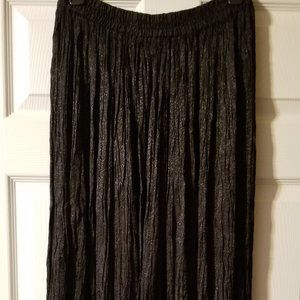 BEAUTIFUL BLACK ACCORDION SKIRT by SILVERSTREAM, ONE SIZE
